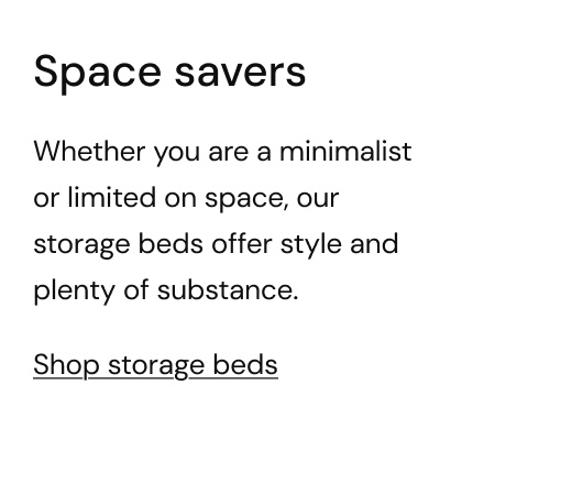 Shop storage beds