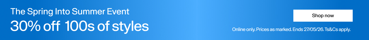 The Summer Essentials Event 30% off select styles