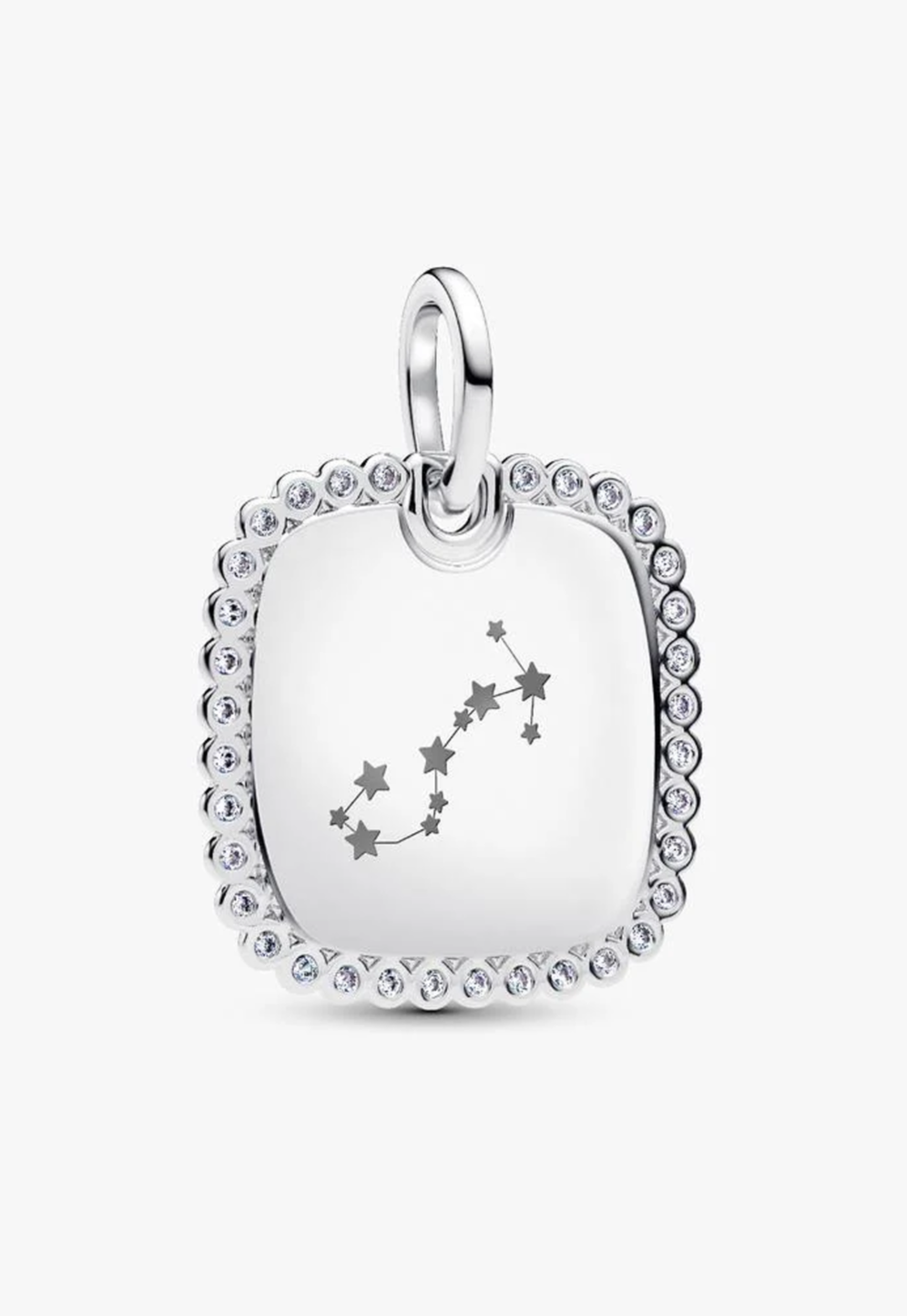 Engravable Square Tag Pendant