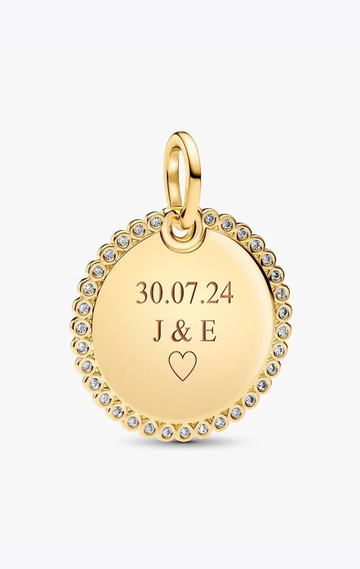 Engravable Square Tag Pendant
