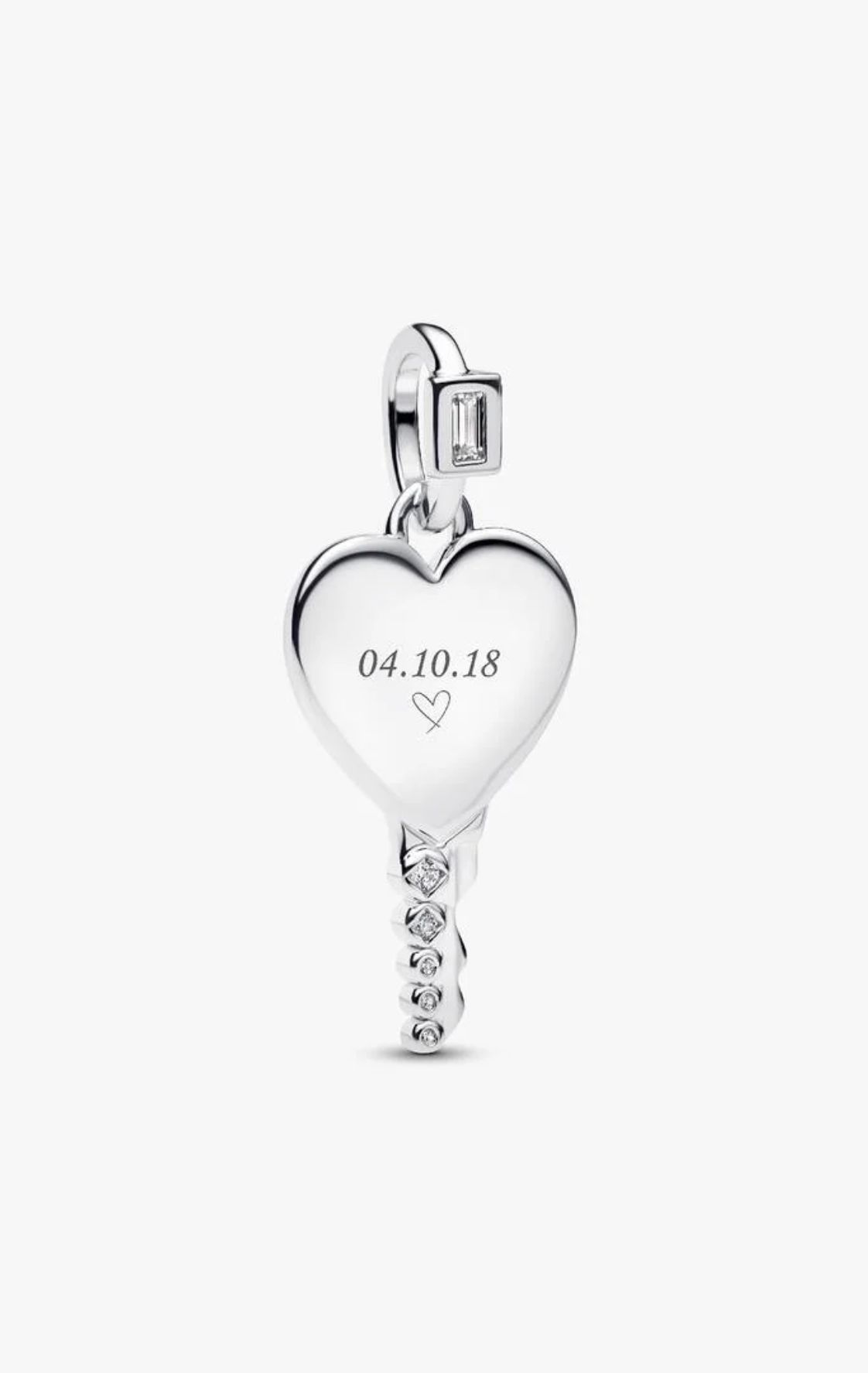 Be Love Engravable Large Heart Charm