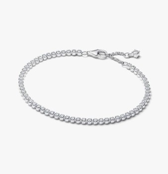 Sparkling Bow Double-row Ring