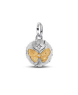 Butterfly Medallion Charm