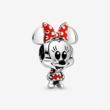 Disney Minnie Mouse Dotted Dress & Bow Charm