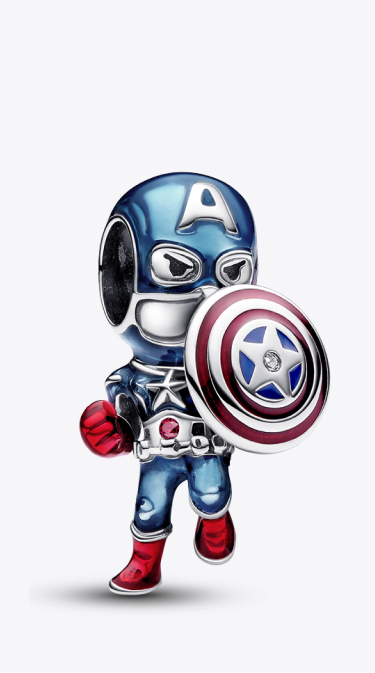  Marvel The Avengers Captain America Charm