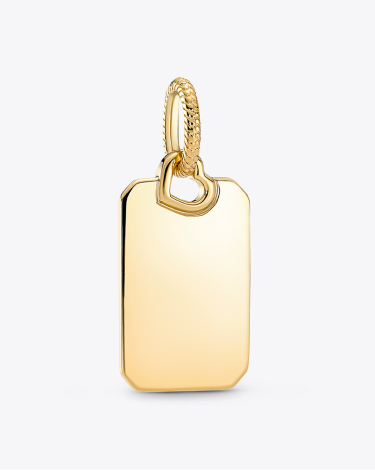 Engravable Rectangle Tag Pendant