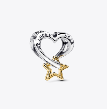 Lucky Star & Heart Charm