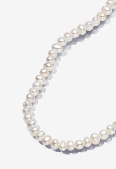 ''Treated Freshwater Cultured Pearls T-bar  Collier Necklace''