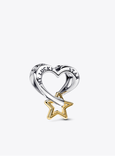 Lucky Star & Heart Charm