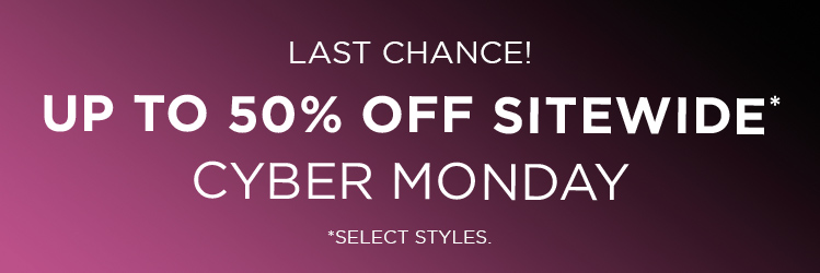 Cyber Monday up to 50% off