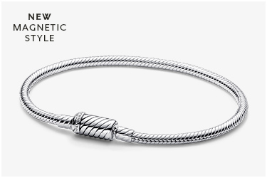 Pandora Moments Sliding Magnetic Clasp Snake Chain Bracelet