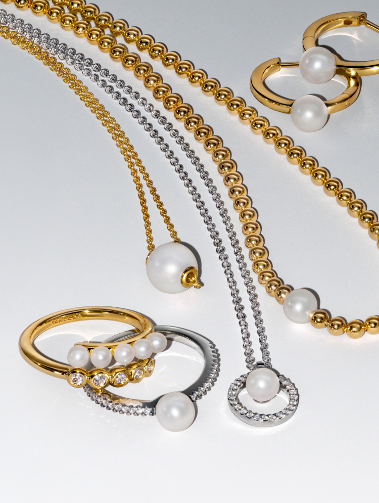 Pandora necklaces & rings