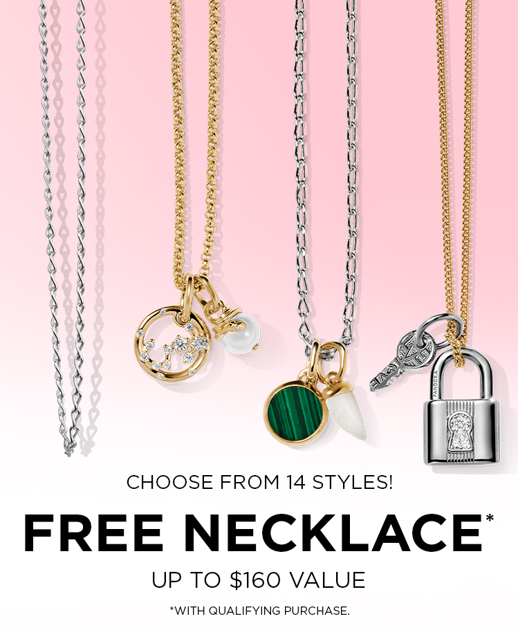 Free necklace with qualifying purchase