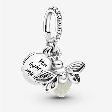 Glow-in-the-dark Firefly Dangle Charm
