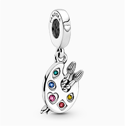 Artist's Palette Dangle Charm