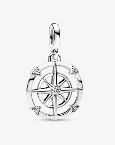 Pandora ME Compass Medallion Charm