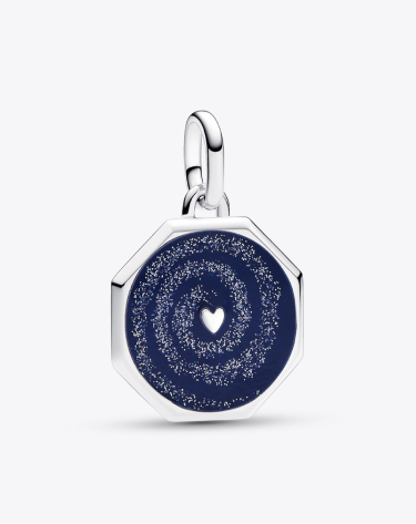 Pandora ME Galaxy Heart Medallion Charm