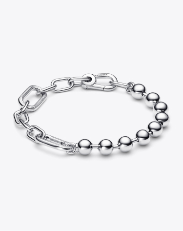 Pandora ME Metal Bead & Link Chain Bracelet