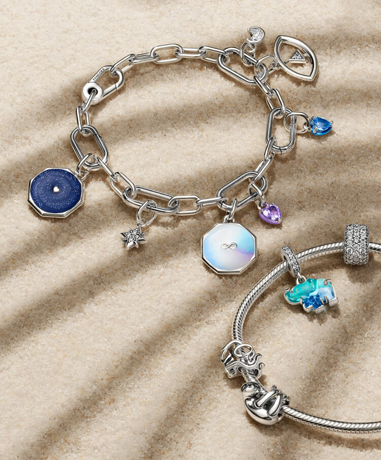 Pandora bracelets with summer charms