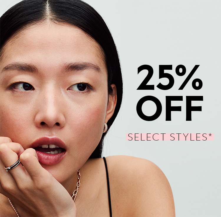 25% Off select styles