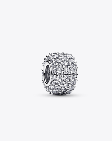 Sparkling Pavé Triple-row Charm