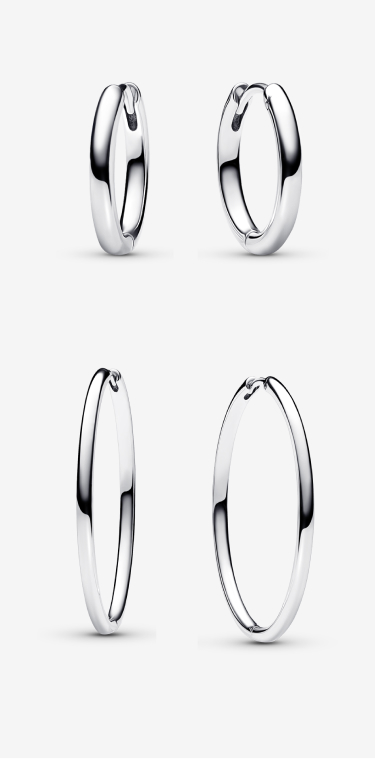 Pandora hoop earrings