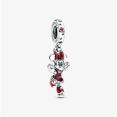 Minnie Mouse Ice Skating Dangle Charm