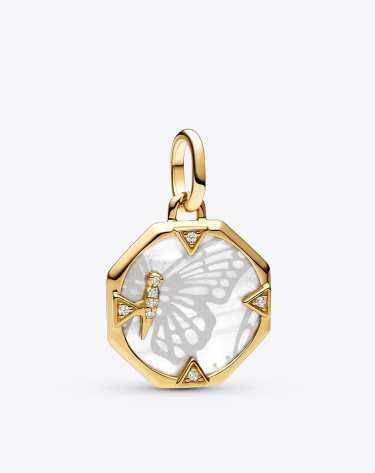 Pandora ME Pearlescent Butterfly Medallion Charm