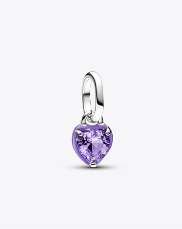 Pandora ME Purple Chakra Heart Mini Dangle Charm