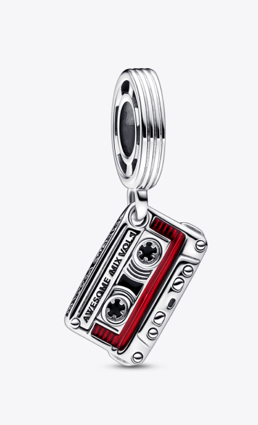 Marvel Guardians of the Galaxy Cassette Tape Dangle Charm