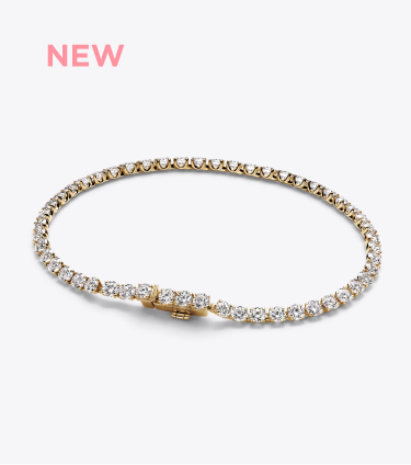 Pandora Era 14k Gold Lab-grown Diamond Tennis Bracelet  