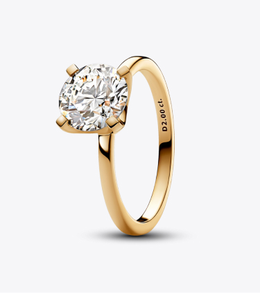 Pandora Era Lab-grown Diamond Ring 2.00 carat tw 14k Gold