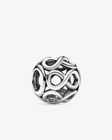 Openwork Infinity Charm