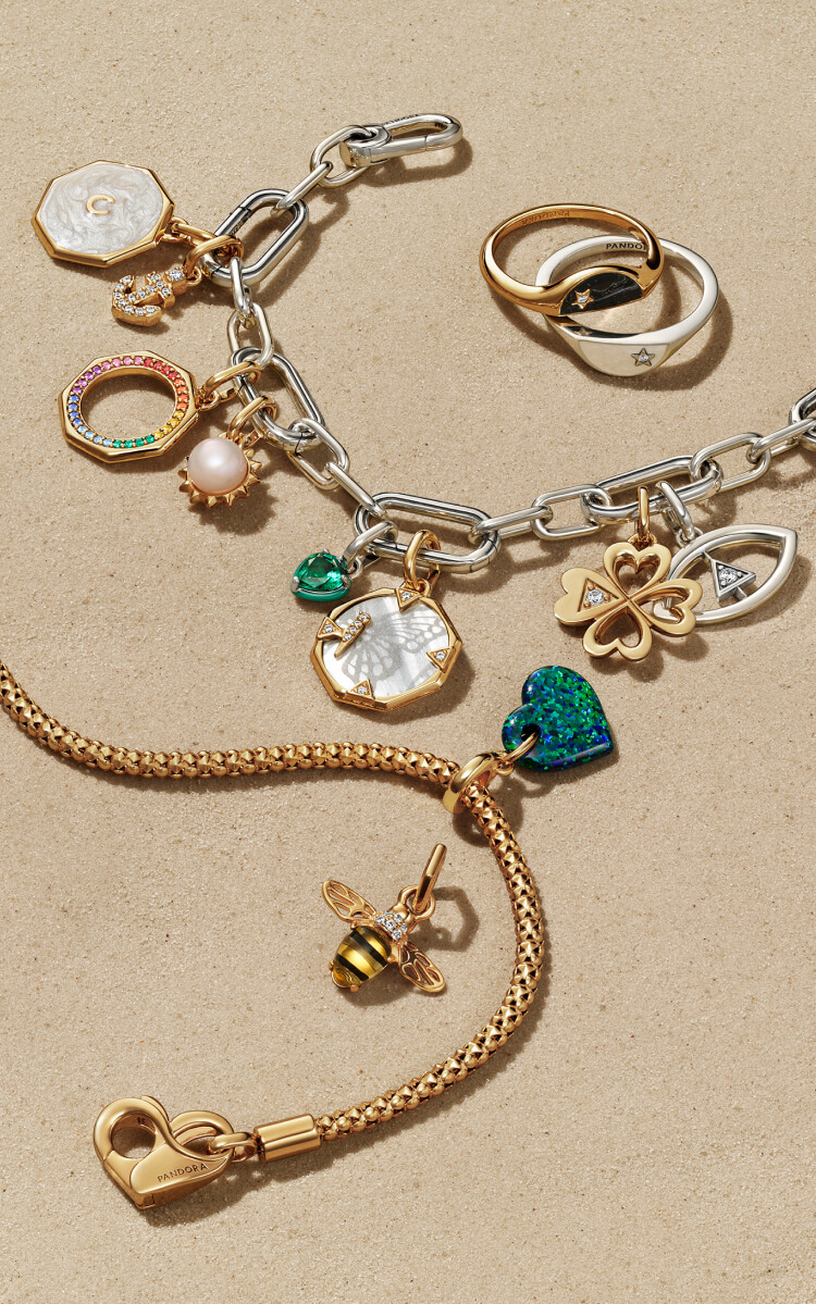 Pandora summer bracelets with charms