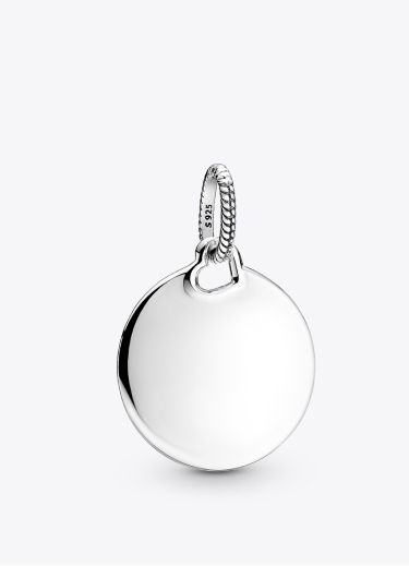 Round Silver Pendant