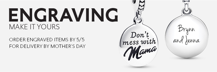 Engravable jewelry for mother's day