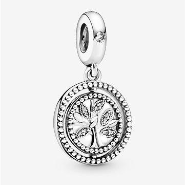 Spinning Family Tree Dangle Charm