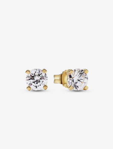 Pandora Era Lab-grown Diamond Stud Earrings 1.00 carat tw 14k Gold