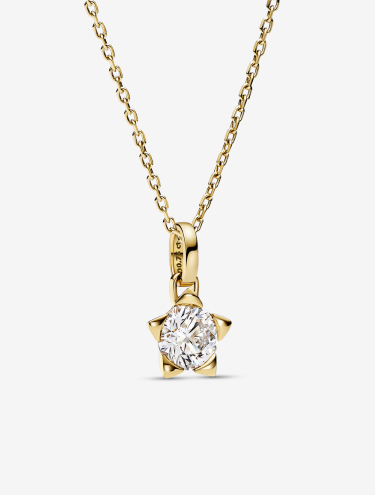 Pandora Talisman Lab-grown Diamond Star Pendant 0.25 carat tw 14k Gold