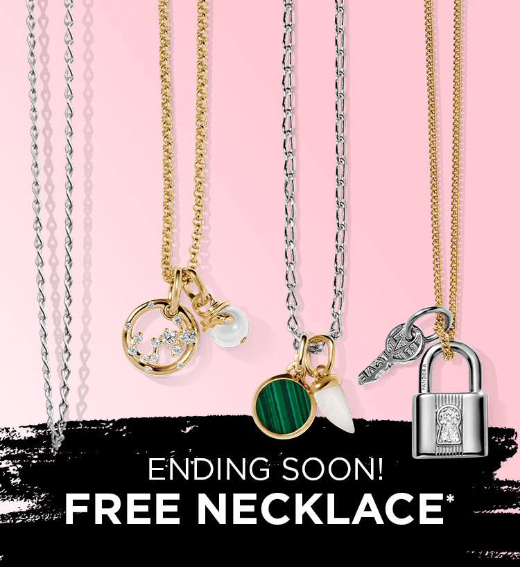 Free necklace with qualifying purchase