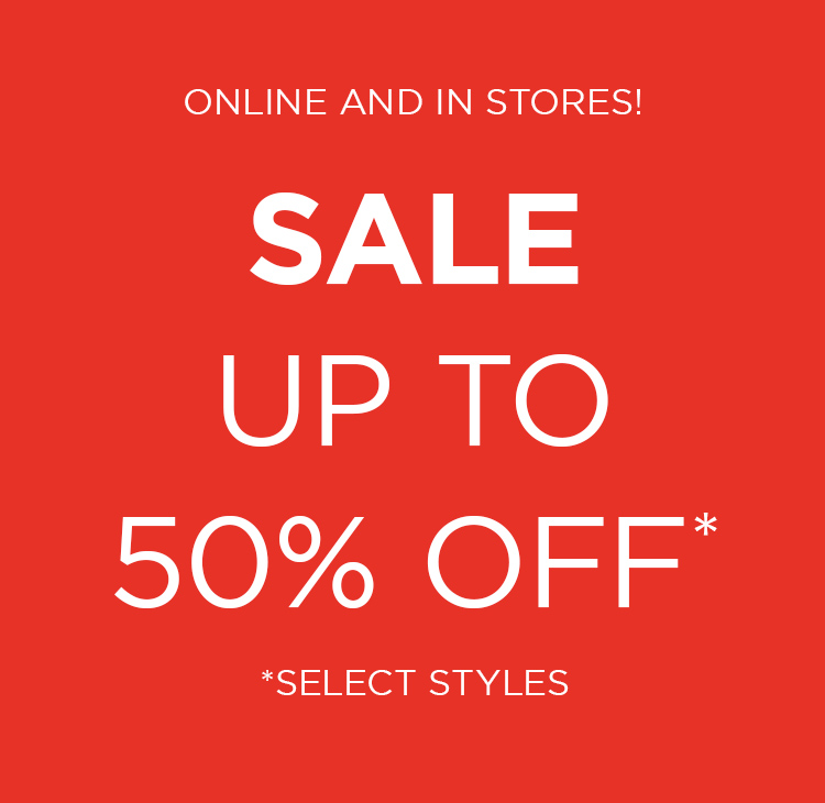 Sale up to 50% off