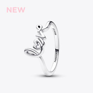 Handwritten Love Ring