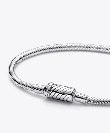 Pandora Moments Sliding Magnetic Clasp Snake Chain Bracelet