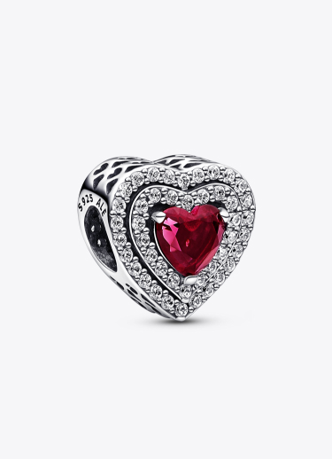 Sparkling Levelled Heart Charm