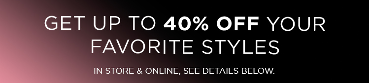 Black Friday up to 40% off