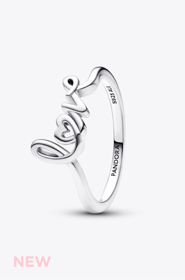 Handwritten Love Ring 