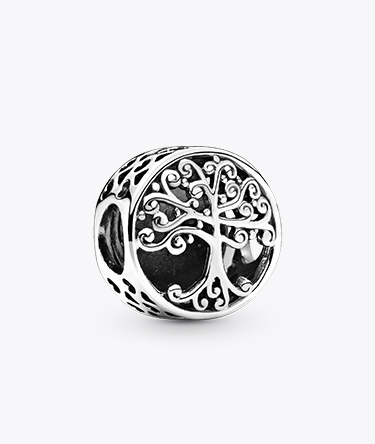 Openwork Family Roots Charm