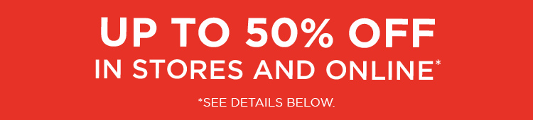 Up to 50% off