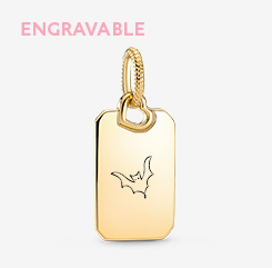 Engravable Rectangle Tag Pendant