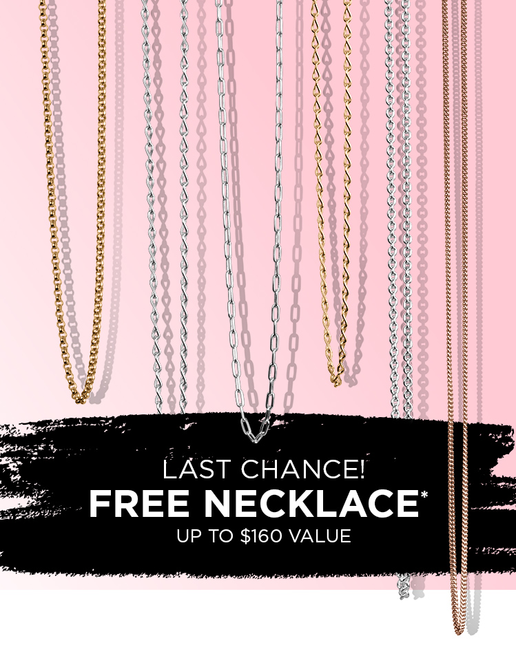 Free necklace with qualifying purchase